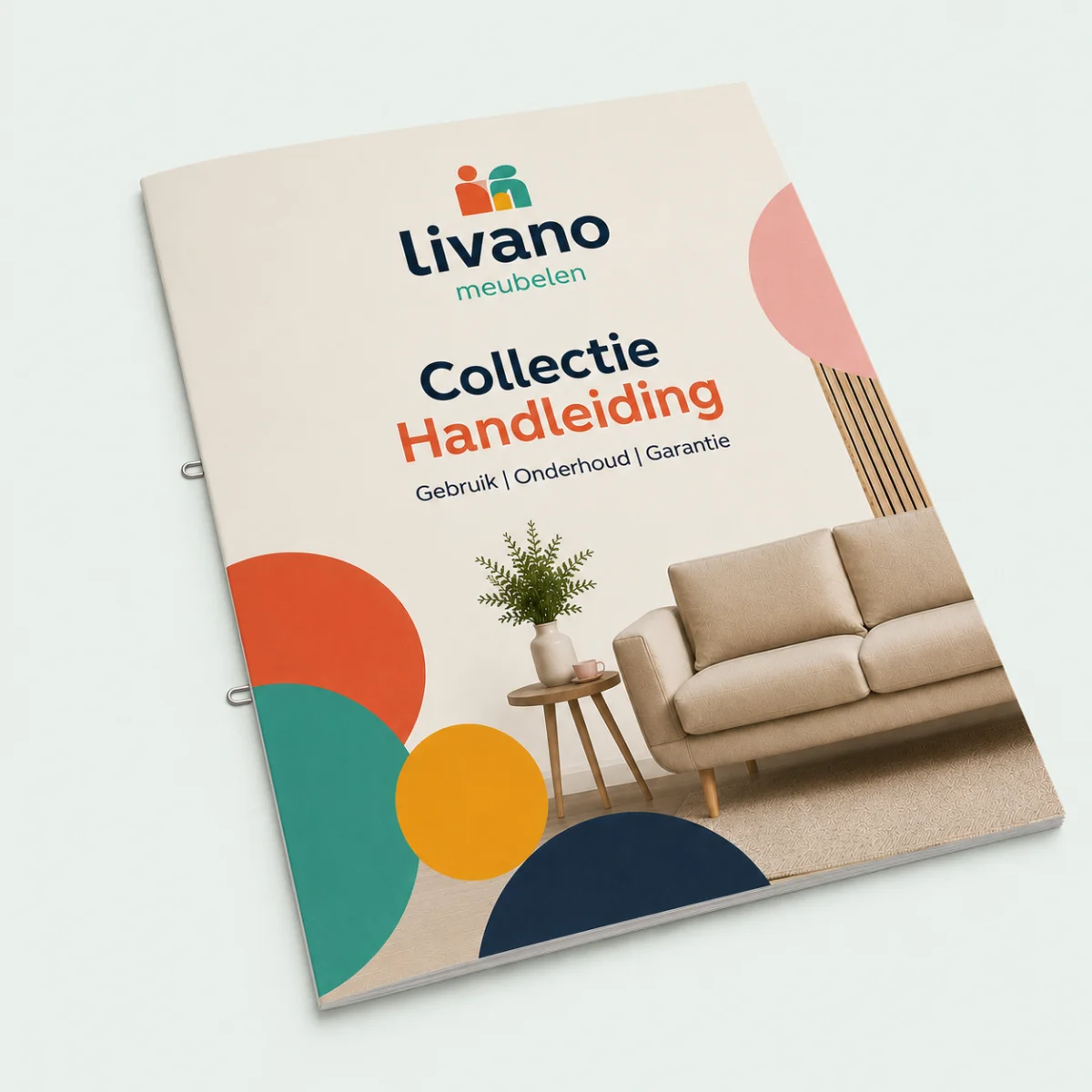 Geniete brochures met oognieten - dwcprint