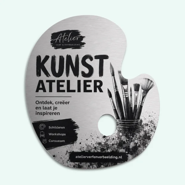 Geborsteld aluminium