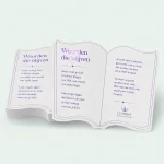 Gestanste flyers met foliedruk - afbeelding 2 - dwcprint-production