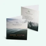Gevouwen visitekaartjes met foliedruk - afbeelding 3 - dwcprint-production