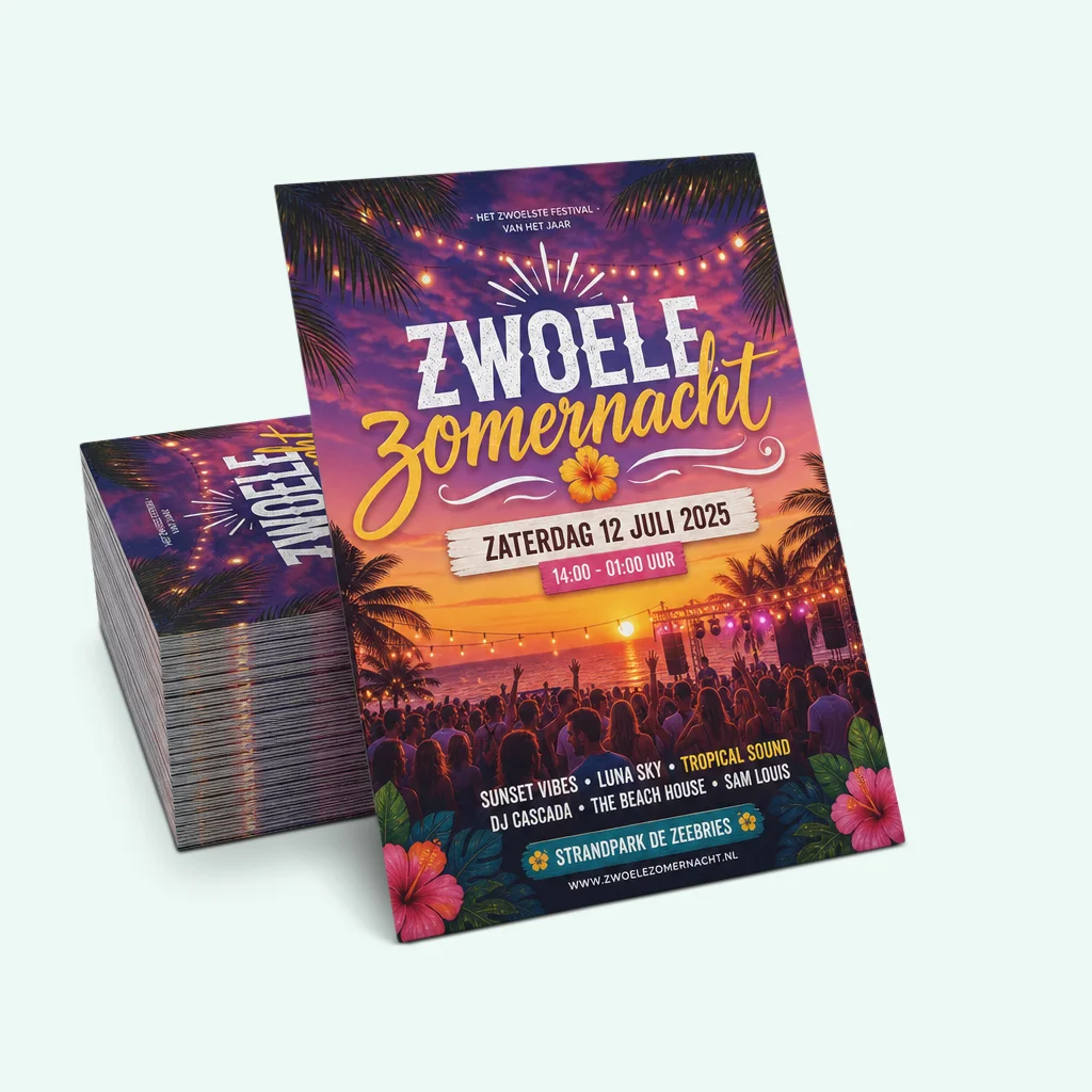 Goedkope flyers - dwcprint