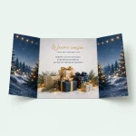 Gevouwen kerstkaarten - afbeelding 2 - dwcprint-production