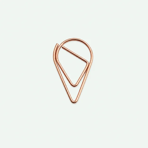 Paperclip druppel rosé
