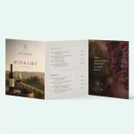 Gevouwen menukaarten - afbeelding 2 - dwcprint-production