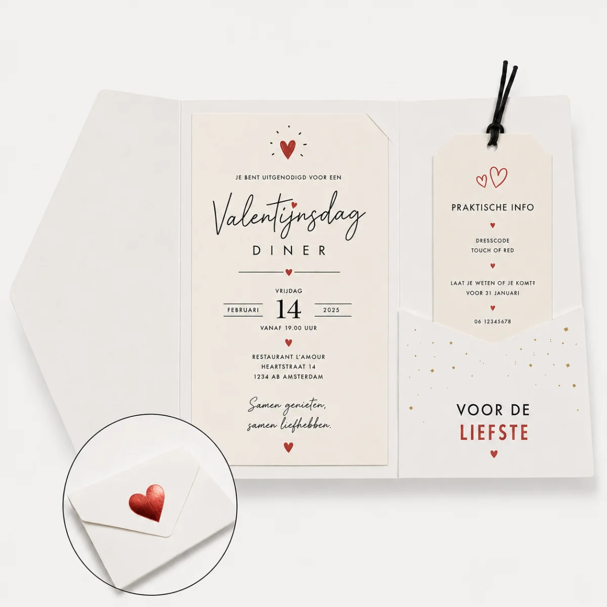 Pocketfoldkaarten met foliedruk - dwcprint-production