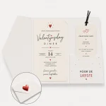 Pocketfoldkaarten met foliedruk - afbeelding 1 - dwcprint-production