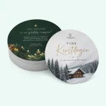 Ronde kerstkaart - afbeelding 2 - dwcprint-production