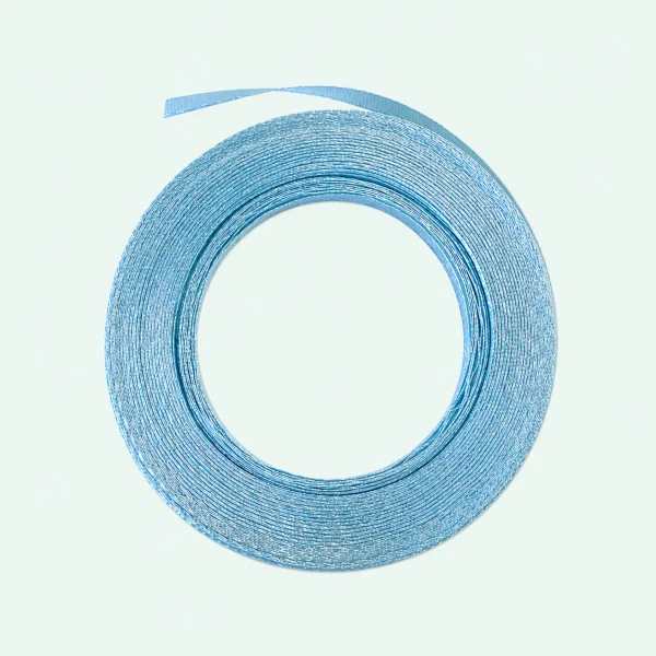 Satijnen lint baby blauw