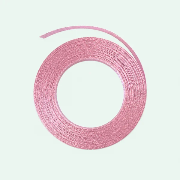 Satijnen lint roze