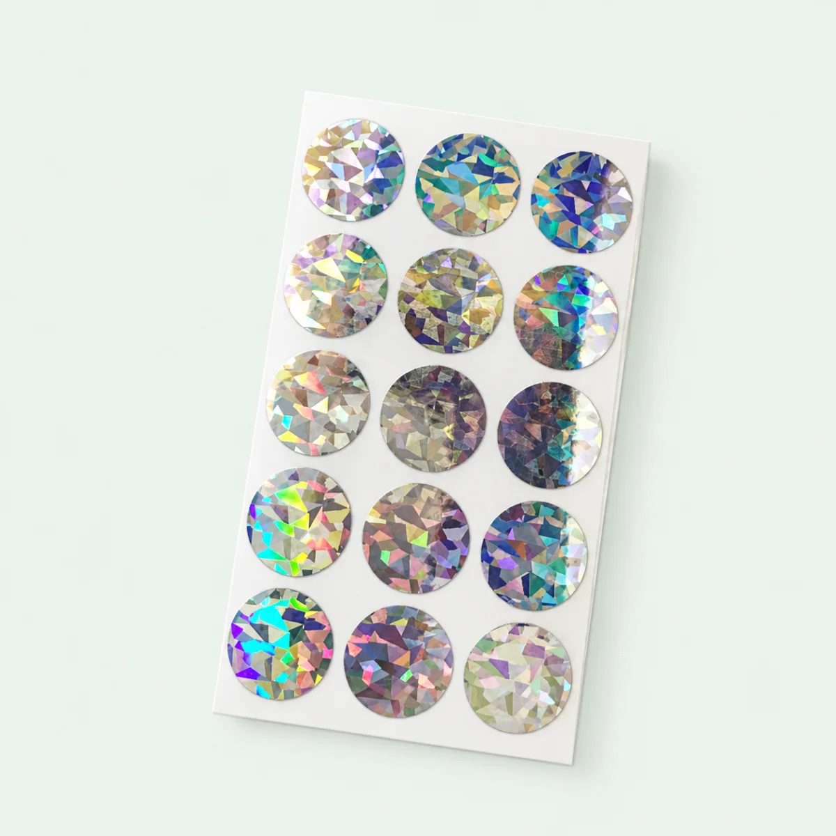 Scratch-off stickers kristallen rondjes - dwcprint