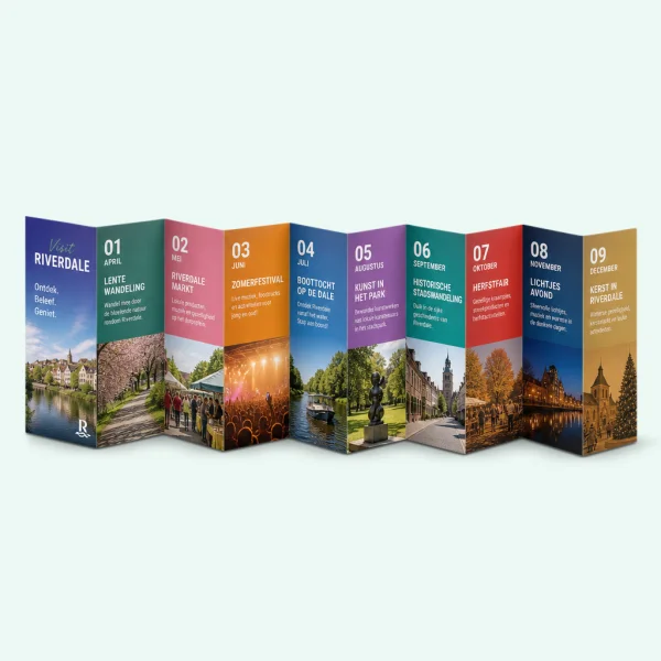 Speciaal gevouwen folders