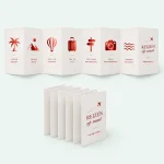 Speciaal gevouwen kaarten met foliedruk - afbeelding 3 - dwcprint-production