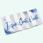Speciaal gevouwen kaarten met foliedruk - afbeelding 1 - dwcprint-production