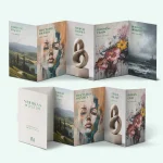 Speciaal gevouwen kaarten met foliedruk - afbeelding 2 - dwcprint-production