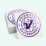 Stickers met foliedruk - afbeelding 2 - dwcprint-production