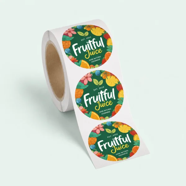 Stickers op rol