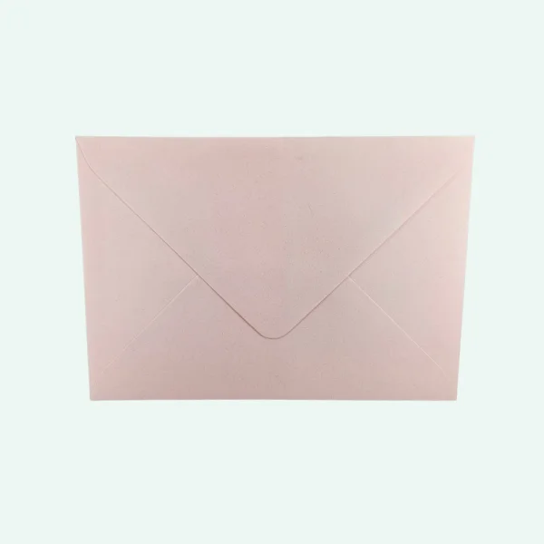 Wenskaartenvelop 110 x 156 mm babyrose