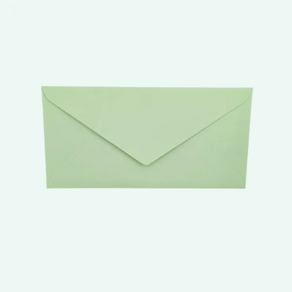 Wenskaartenvelop 110 x 220 mm EA5/6 mintgroen