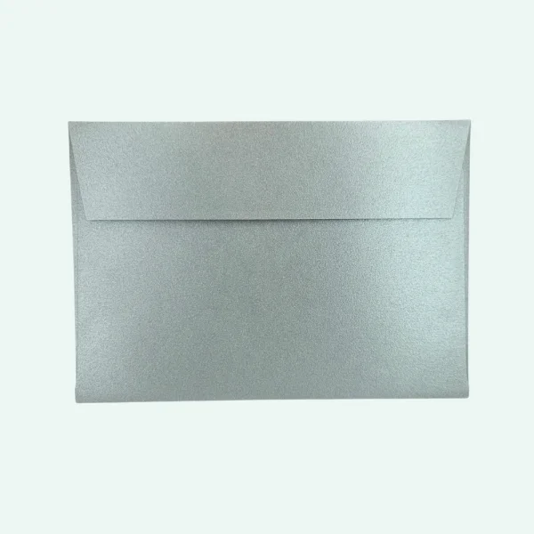 Wenskaartenvelop 114 x 162 mm C6 zilver