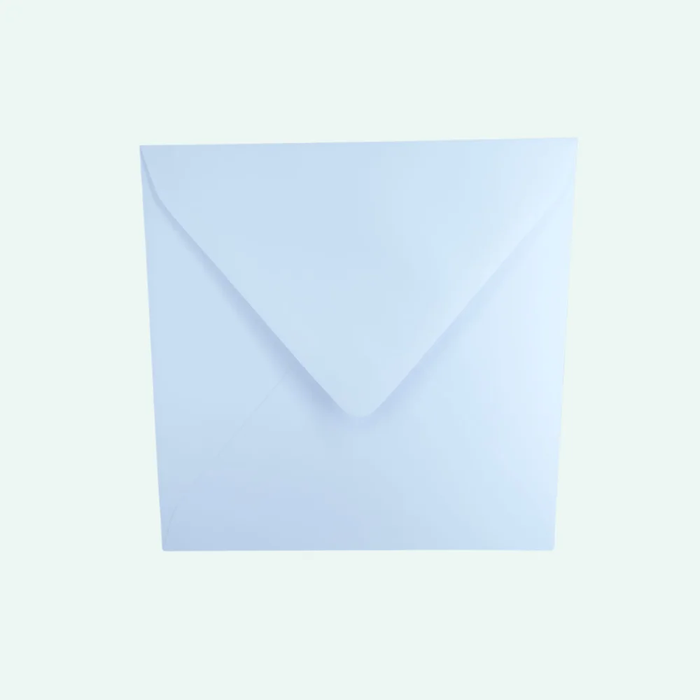 Wenskaartenvelop 155 x 155 mm wit - dwcprint