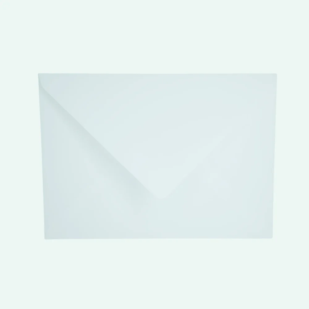 Wenskaartenvelop 156 x 220 mm crème - dwcprint